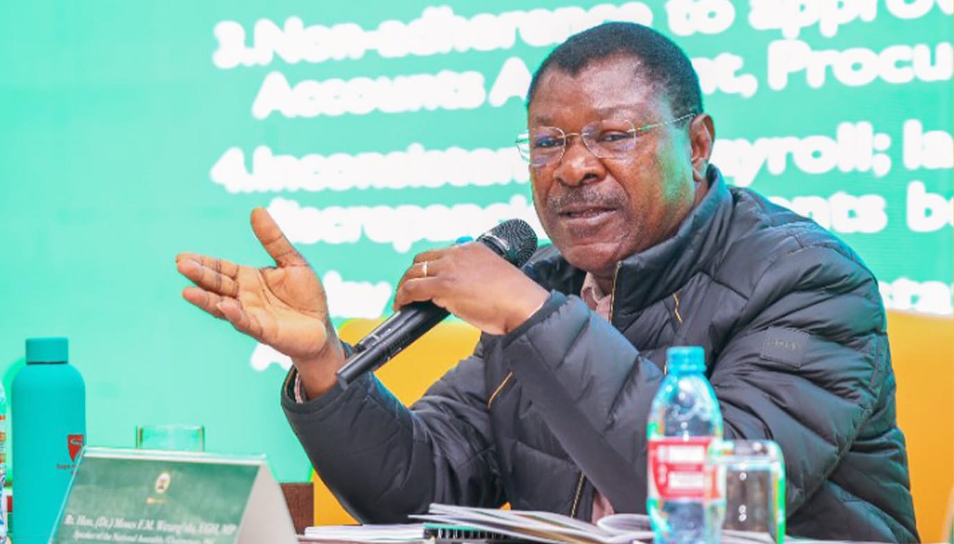 Speaker Wetang’ula Addresses IEBC Delay During Naivasha Parliamentary Retreat