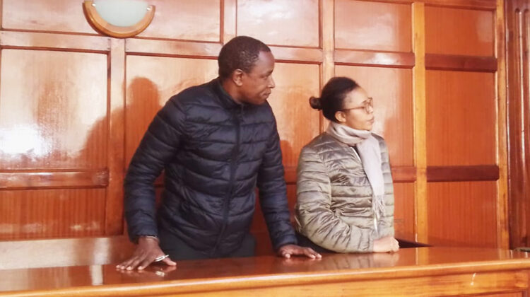 Caroline Mumbi Njau and Gideon Kiprotich Rono Koech in Court