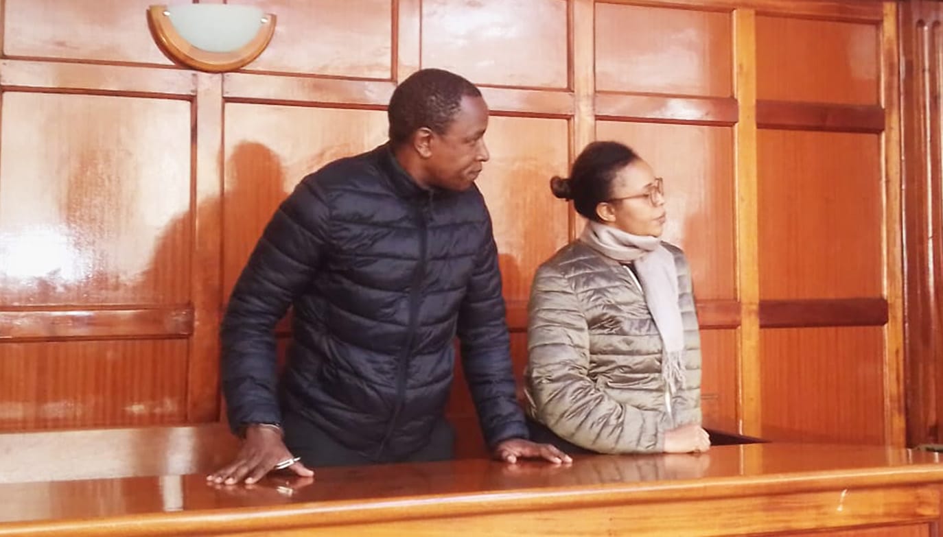 Caroline Mumbi Njau and Gideon Kiprotich Rono Koech in Court