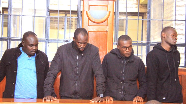 Felix Odhiambo Otieno alias Sammy, Derrick Odhiambo Omore, Mohamed Ibrahim Mohamed, and Moses Odhiambo