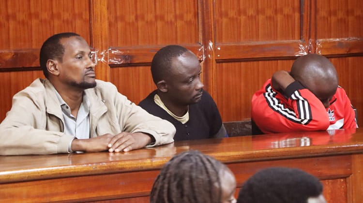 Kevin Mwachi Mahila, Morgan Asengi Manila, and Mohamed Hassan Mohammed were charged