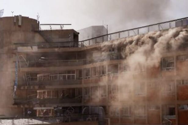 Iranian missile struck Soroka Medical Centre